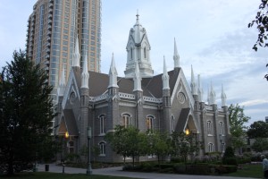 Een van de kerken in Salt Lake City